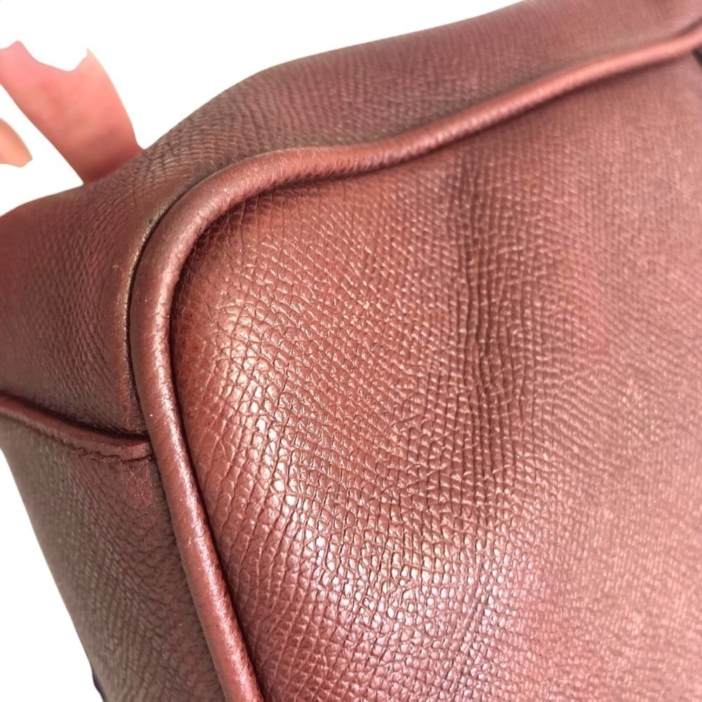 Burberry unisex burgundy maroon messenger bag - Picture 9 of 16